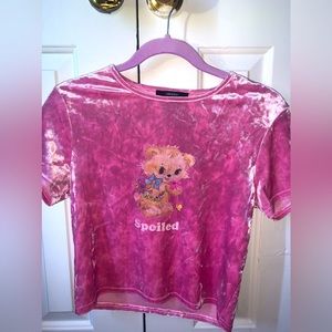 Selling pink top , size M